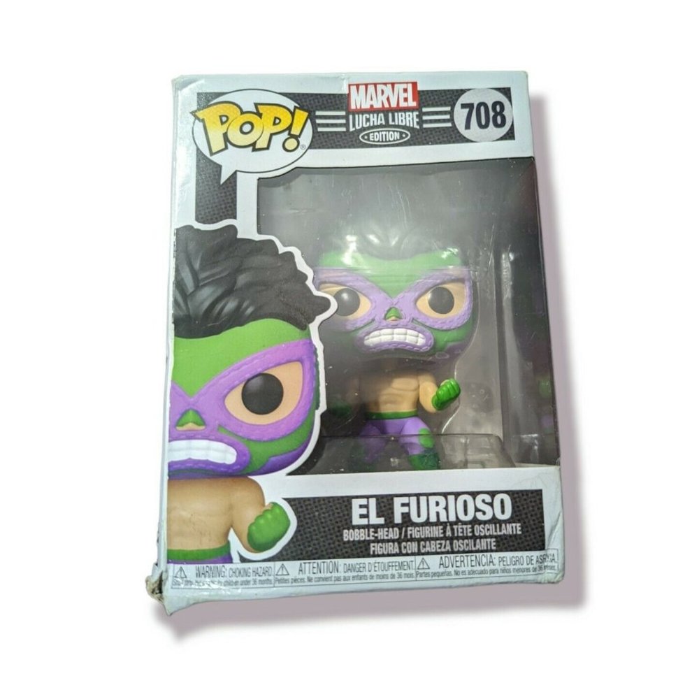 Marvel Luchadores Lucha Libre Hulk El Furioso Funko Pop! Vinyl Figure #708